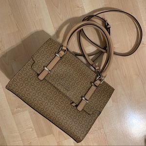 GUESS Los Angeles Logo Satchel